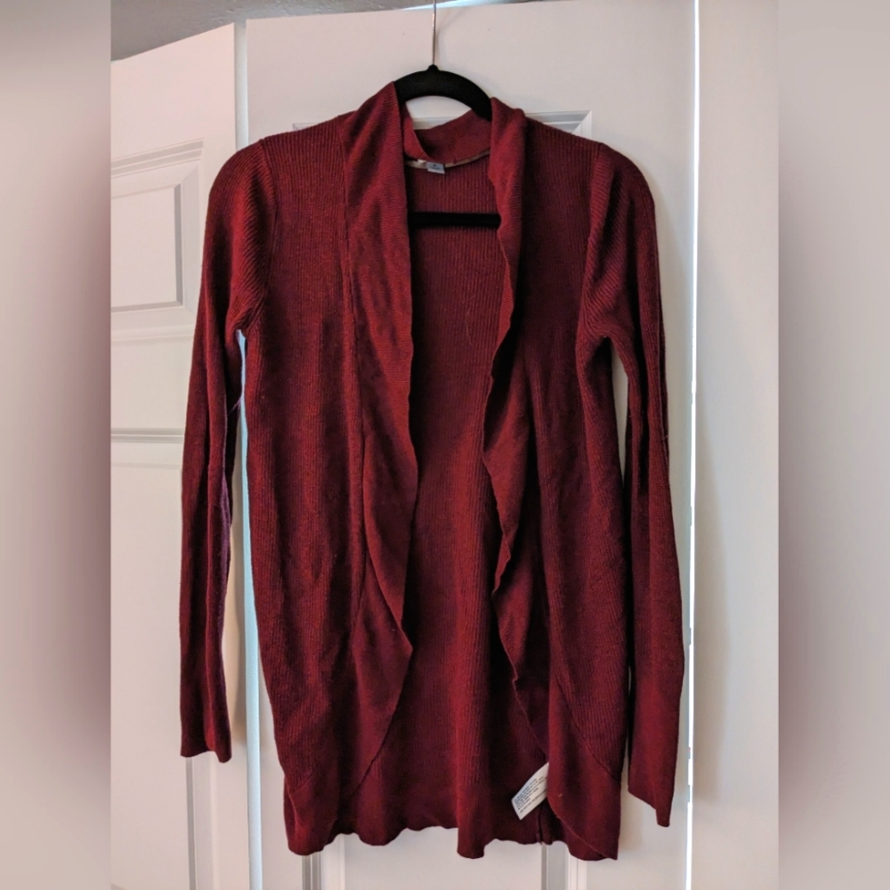 A New Day Maroon Cardigan
